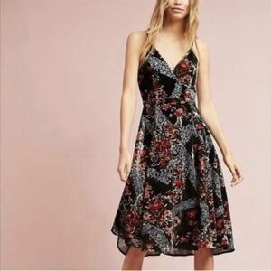 Anthropologie eri + ali velvet dress NWT